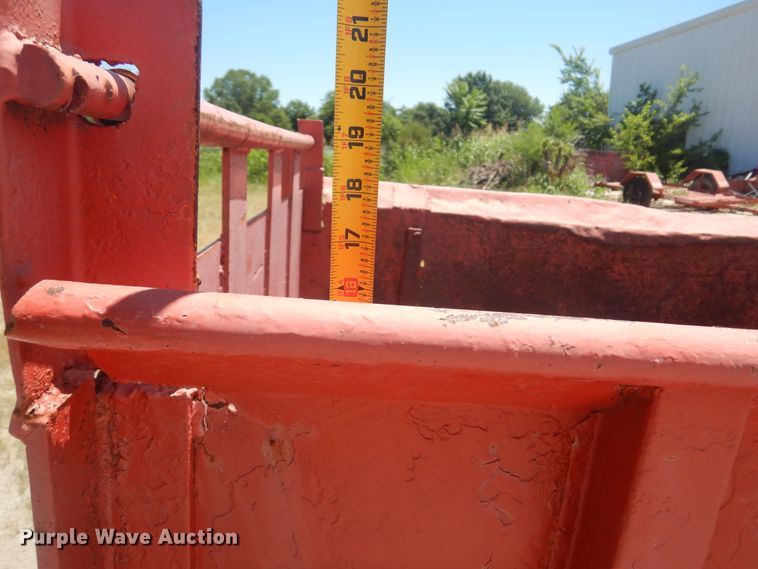 image for item KI9355 Shop built  utility trailer