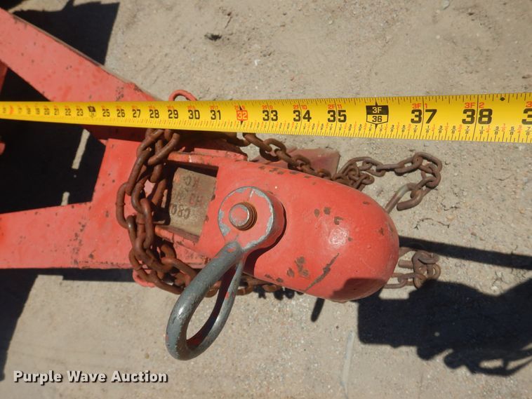 image for item KI9355 Shop built  utility trailer