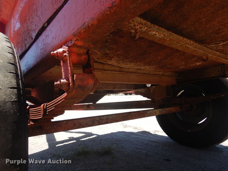 image for item KI9355 Shop built  utility trailer