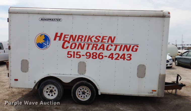 image for item KN9818 2006 Roadmaster  enclosed cargo trailer