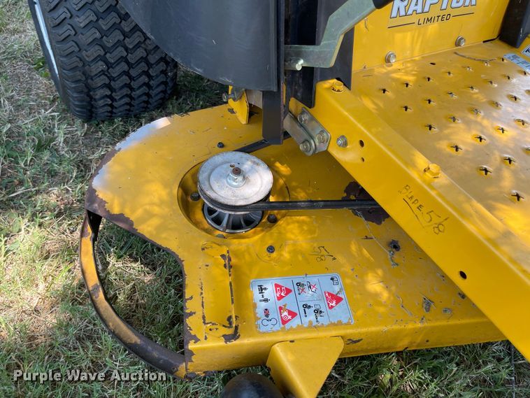 image for item LF9168 Hustler Raptor Limited  ZTR lawn mower