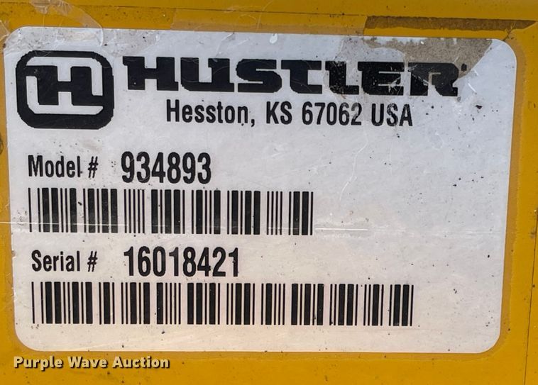 image for item LF9168 Hustler Raptor Limited  ZTR lawn mower