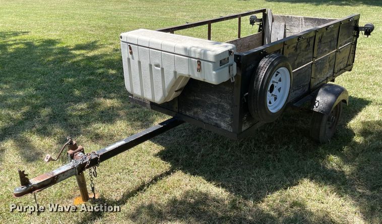 image for item LF9170 Shop built  equipment trailer