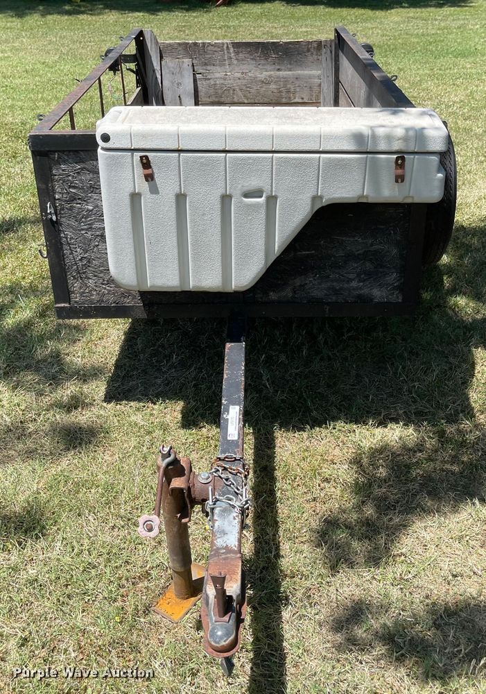 image for item LF9170 Shop built  equipment trailer