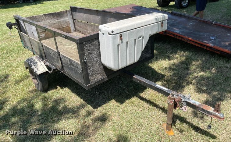 image for item LF9170 Shop built  equipment trailer