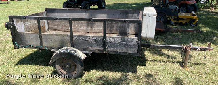 image for item LF9170 Shop built  equipment trailer