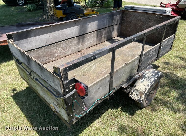 image for item LF9170 Shop built  equipment trailer