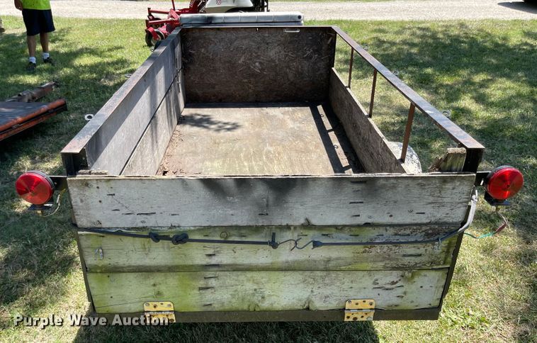 image for item LF9170 Shop built  equipment trailer