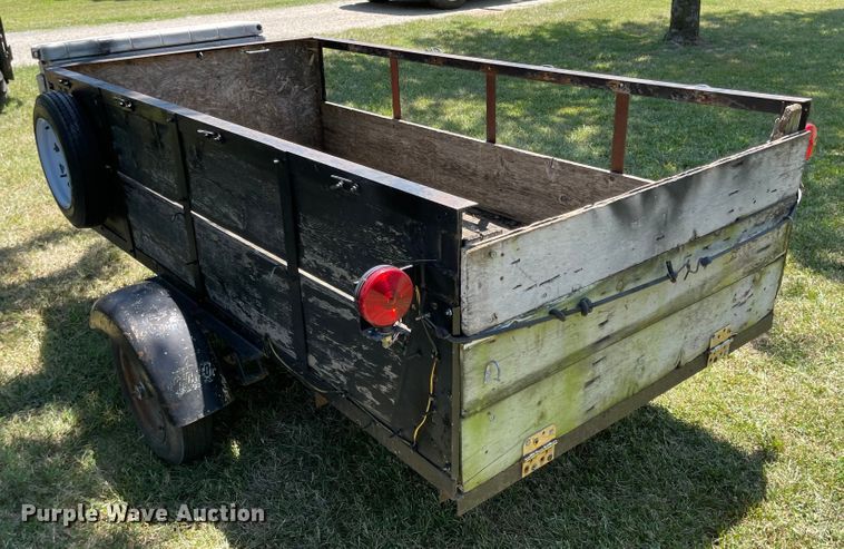 image for item LF9170 Shop built  equipment trailer