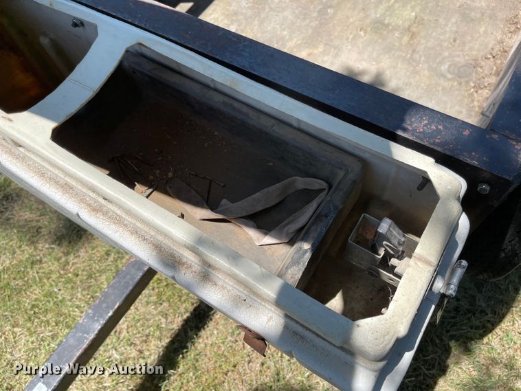 image for item LF9170 Shop built  equipment trailer