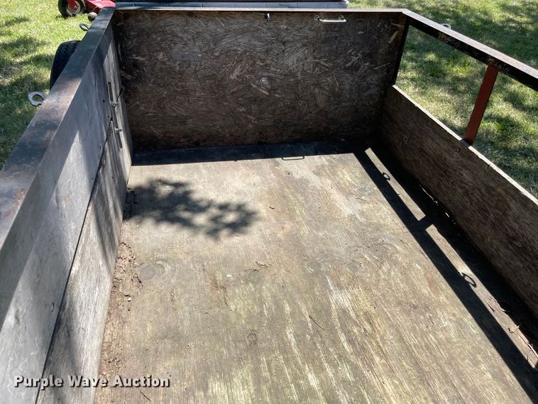 image for item LF9170 Shop built  equipment trailer