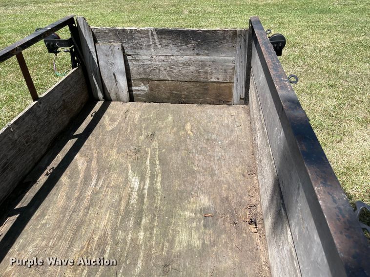 image for item LF9170 Shop built  equipment trailer