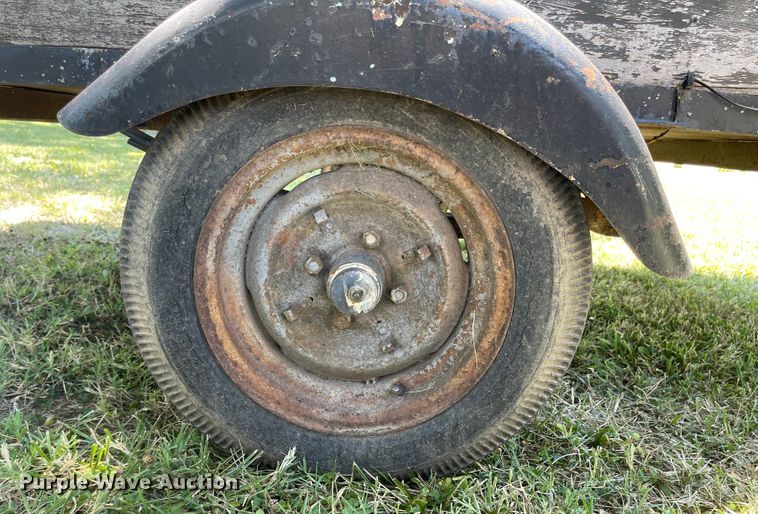 image for item LF9170 Shop built  equipment trailer