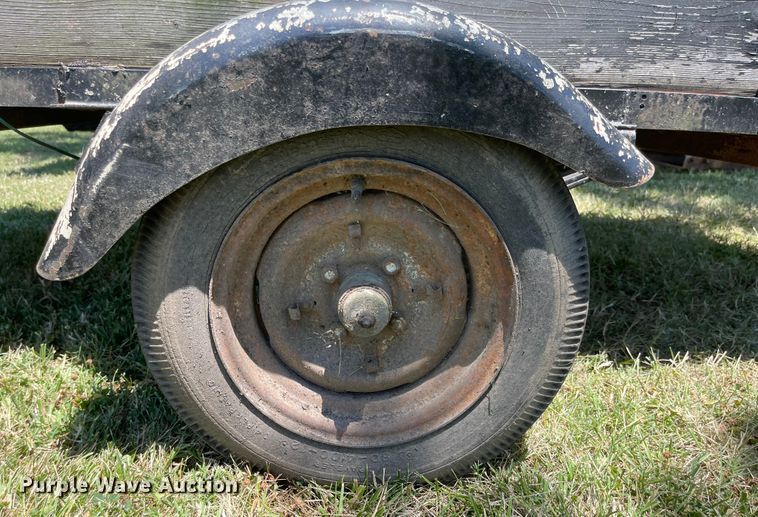 image for item LF9170 Shop built  equipment trailer