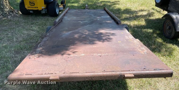 image for item LF9171 Shop built  equipment trailer