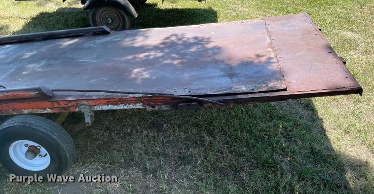 image for item LF9171 Shop built  equipment trailer