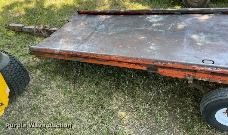 image for item LF9171 Shop built  equipment trailer