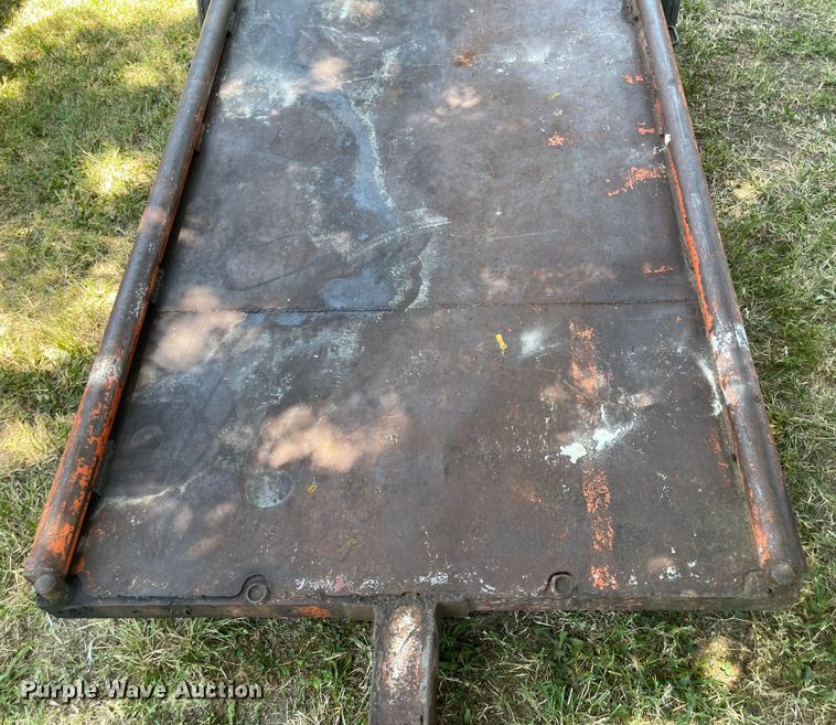 image for item LF9171 Shop built  equipment trailer