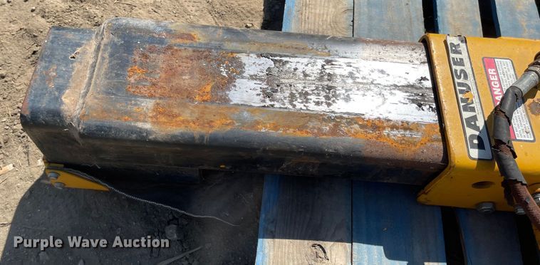 image for item LF9191 Danuser  skid steer post driver