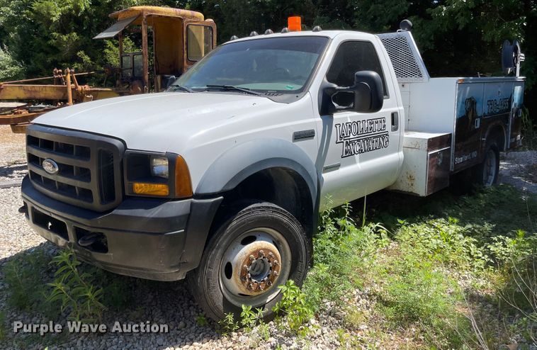 image for item LF9214 2007 Ford F550 Super Duty XL  utility / service truck