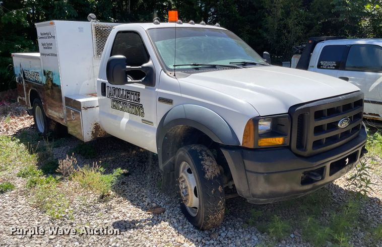 image for item LF9214 2007 Ford F550 Super Duty XL  utility / service truck