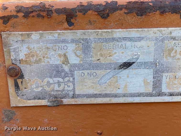 image for item LF9223 Woods 20A600  soil pulverizer