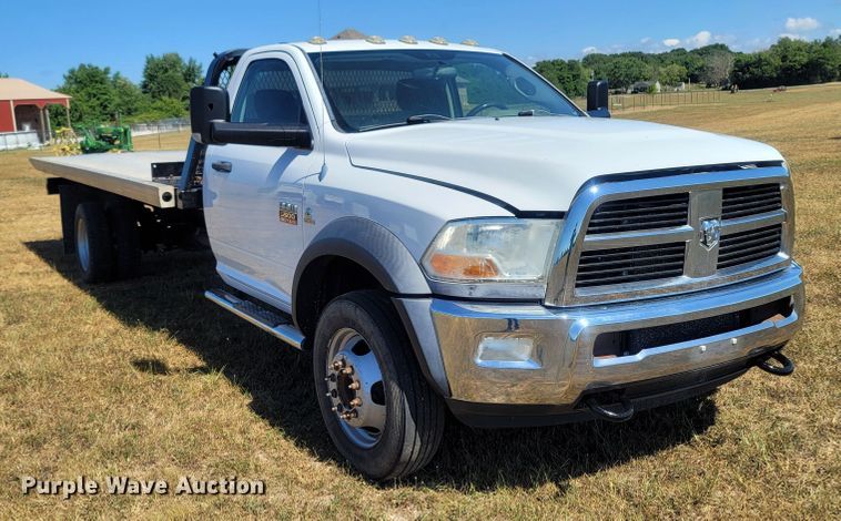 image for item LM9573 2012 Dodge Ram 5500HD  rollback truck