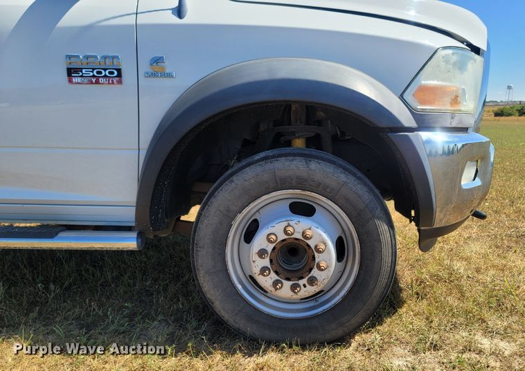 image for item LM9573 2012 Dodge Ram 5500HD  rollback truck