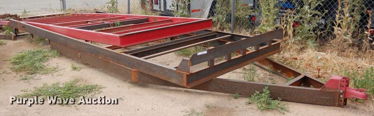 image for item LT9852 Shop built  tilt deck trailer frame