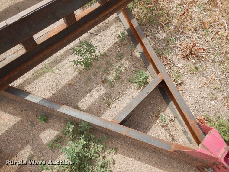 image for item LT9852 Shop built  tilt deck trailer frame