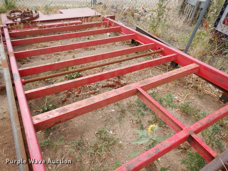 image for item LT9852 Shop built  tilt deck trailer frame