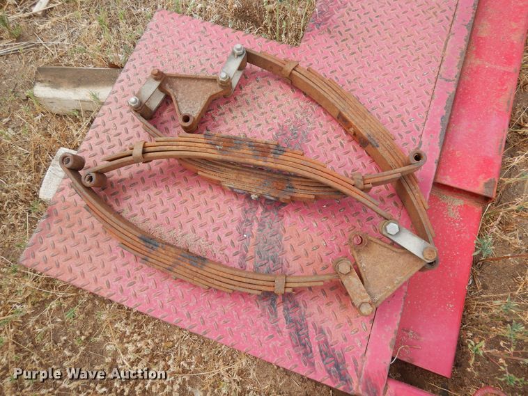 image for item LT9852 Shop built  tilt deck trailer frame