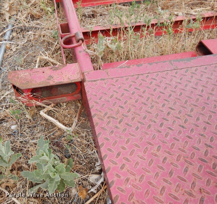 image for item LT9852 Shop built  tilt deck trailer frame