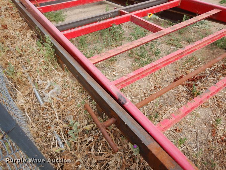 image for item LT9852 Shop built  tilt deck trailer frame