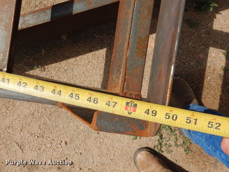 image for item LT9852 Shop built  tilt deck trailer frame