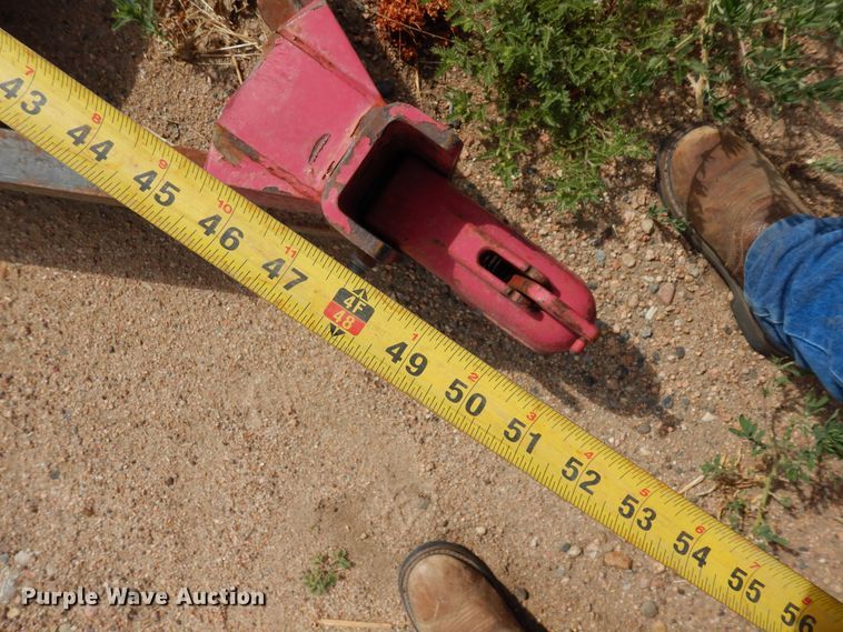 image for item LT9852 Shop built  tilt deck trailer frame