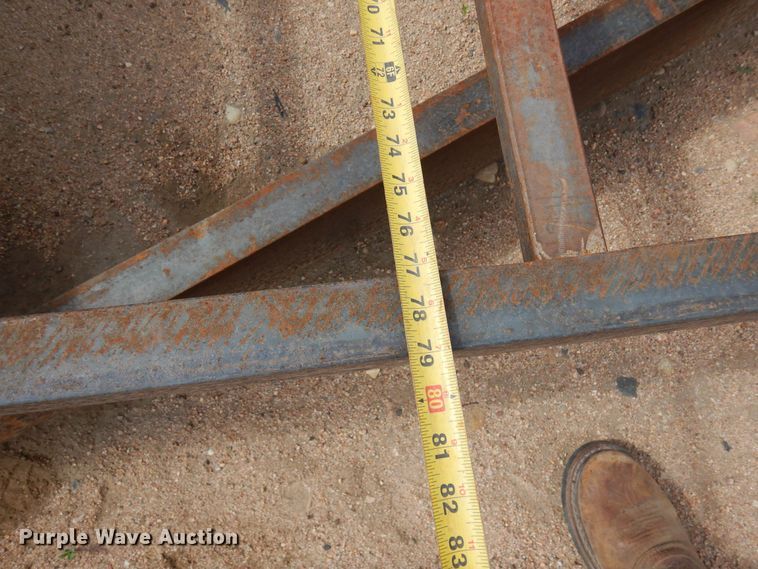 image for item LT9852 Shop built  tilt deck trailer frame