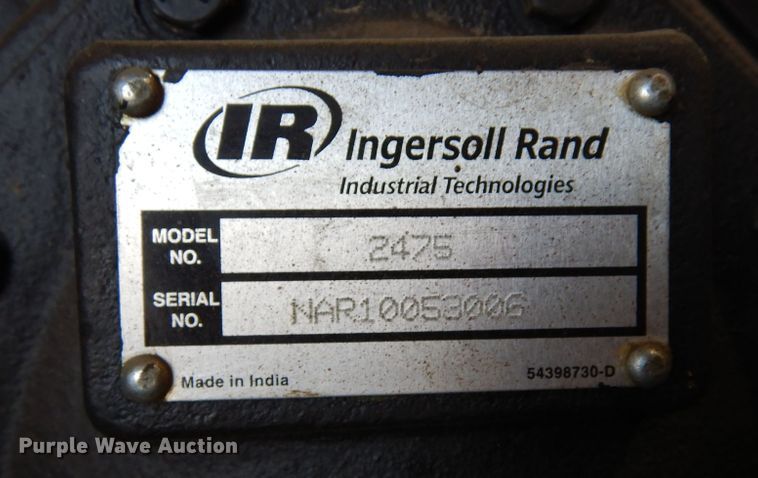 image for item LT9862 Ingersoll Rand 2475  air compressor