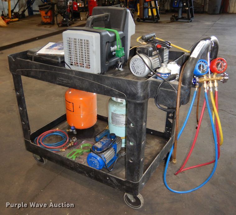 image for item LT9888 Mastercool Twin Turbo  refrigerant recovery machine