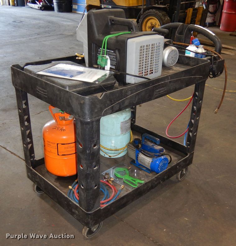 image for item LT9888 Mastercool Twin Turbo  refrigerant recovery machine