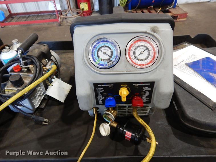 image for item LT9888 Mastercool Twin Turbo  refrigerant recovery machine