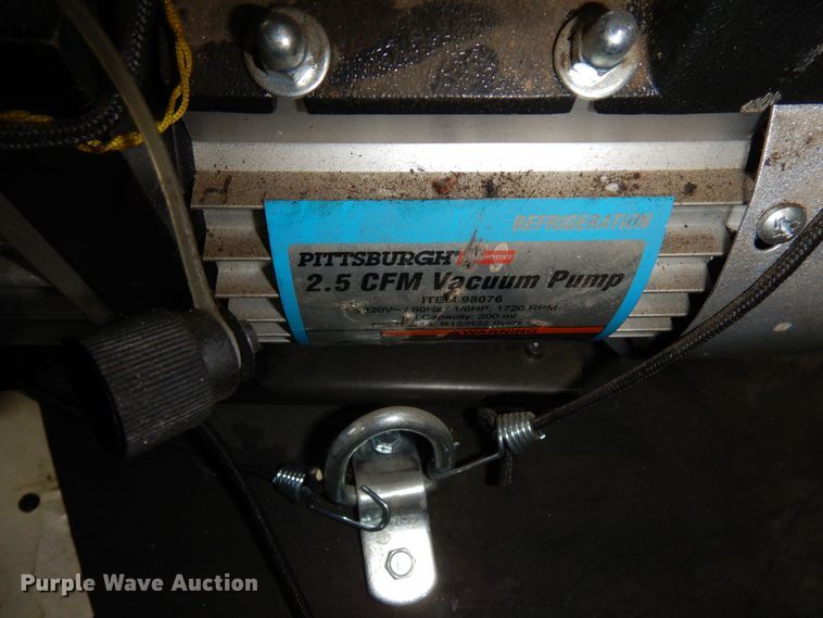 image for item LT9888 Mastercool Twin Turbo  refrigerant recovery machine