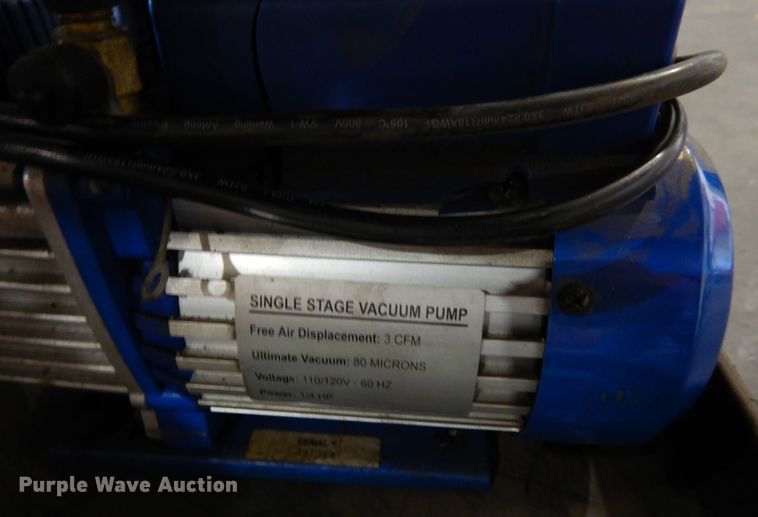 image for item LT9888 Mastercool Twin Turbo  refrigerant recovery machine