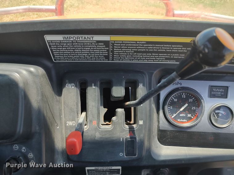 image for item LU9182 2011 Kubota RTV1140 CPX  utility vehicle