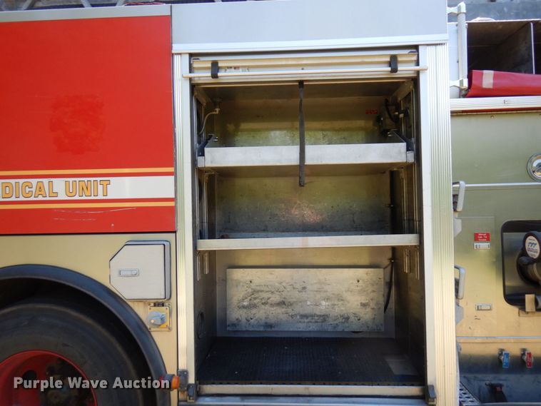 image for item MF9671 2004 Spartan Gladiator  Quint fire truck