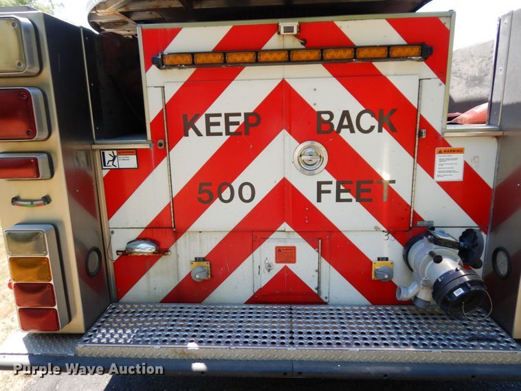 image for item MF9671 2004 Spartan Gladiator  Quint fire truck