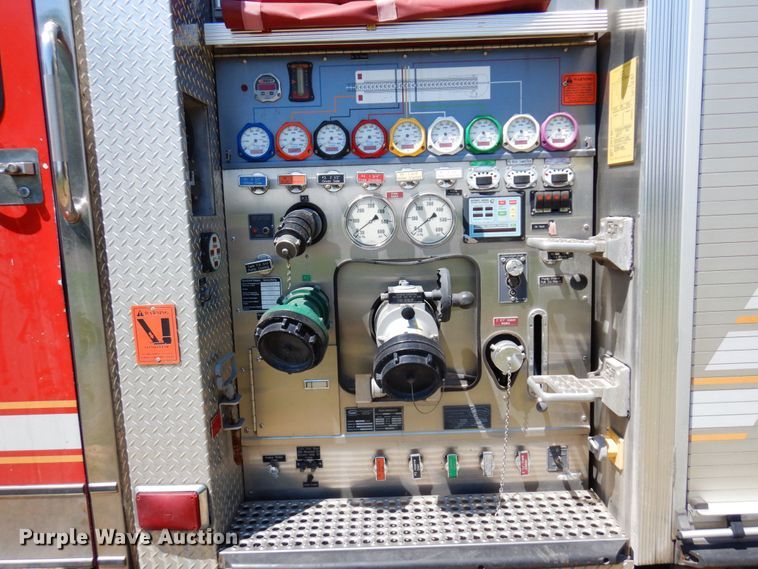 image for item MF9671 2004 Spartan Gladiator  Quint fire truck