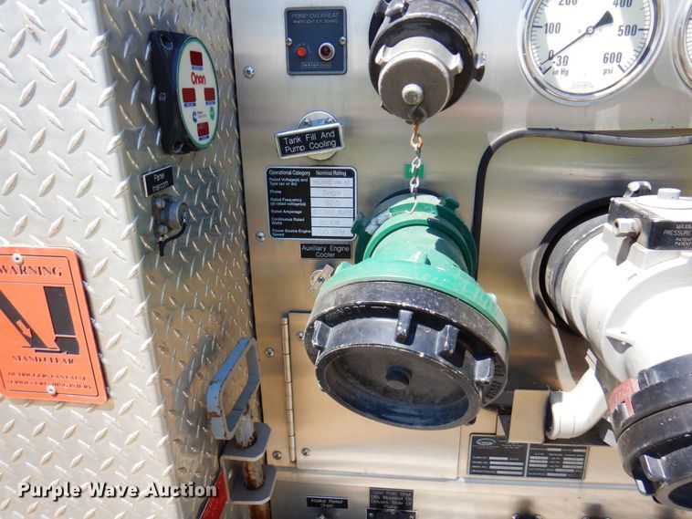 image for item MF9671 2004 Spartan Gladiator  Quint fire truck
