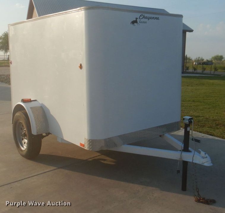 image for item MK9586 2017 C&M  enclosed cargo trailer