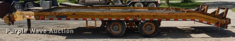 image for item MU9646 1980 Miller  equipment trailer